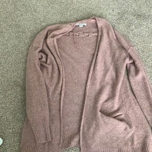 American eagle pink cardigan